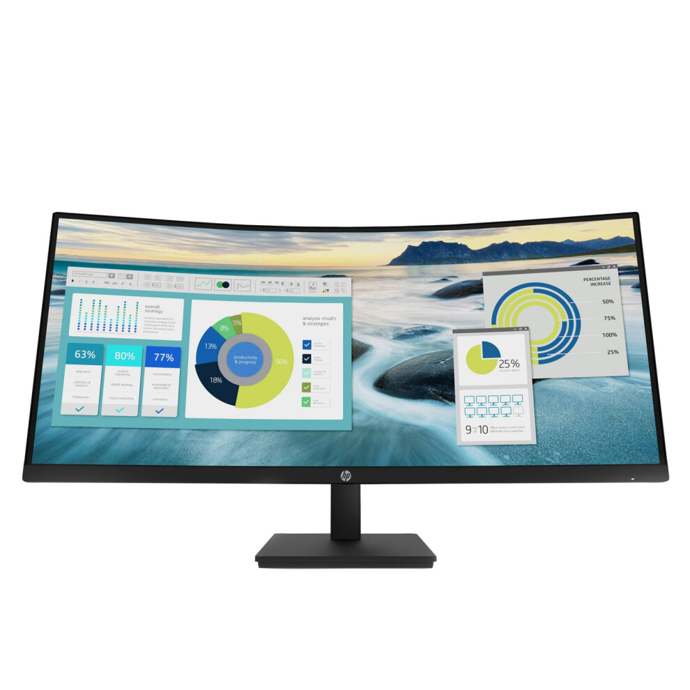 Hp 86.4Cm (34") Quad Hd 3440 X 1440 21:9 250Cd/Mâ² 5Ms 178Â/178Â 3000:1