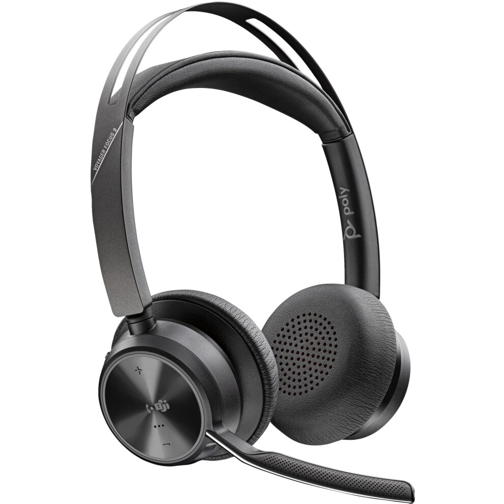 Hp Poly Voyager Focus 2 Microsoft Teams Certified Usb-C-C Headset +Usb-C/A Adapter
