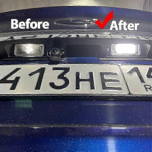 Éclairage LED blanc pour plaque d'immatriculation Subaru, ampoule de remplacement directe 1