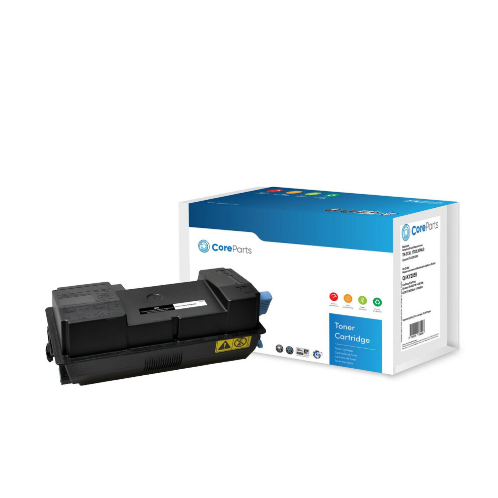Coreparts Toner Tk-3130 Pages: 25.000 Kyocera Fs-4200/4300 Kyocera Fs-4200/4300 Black 5704174139416