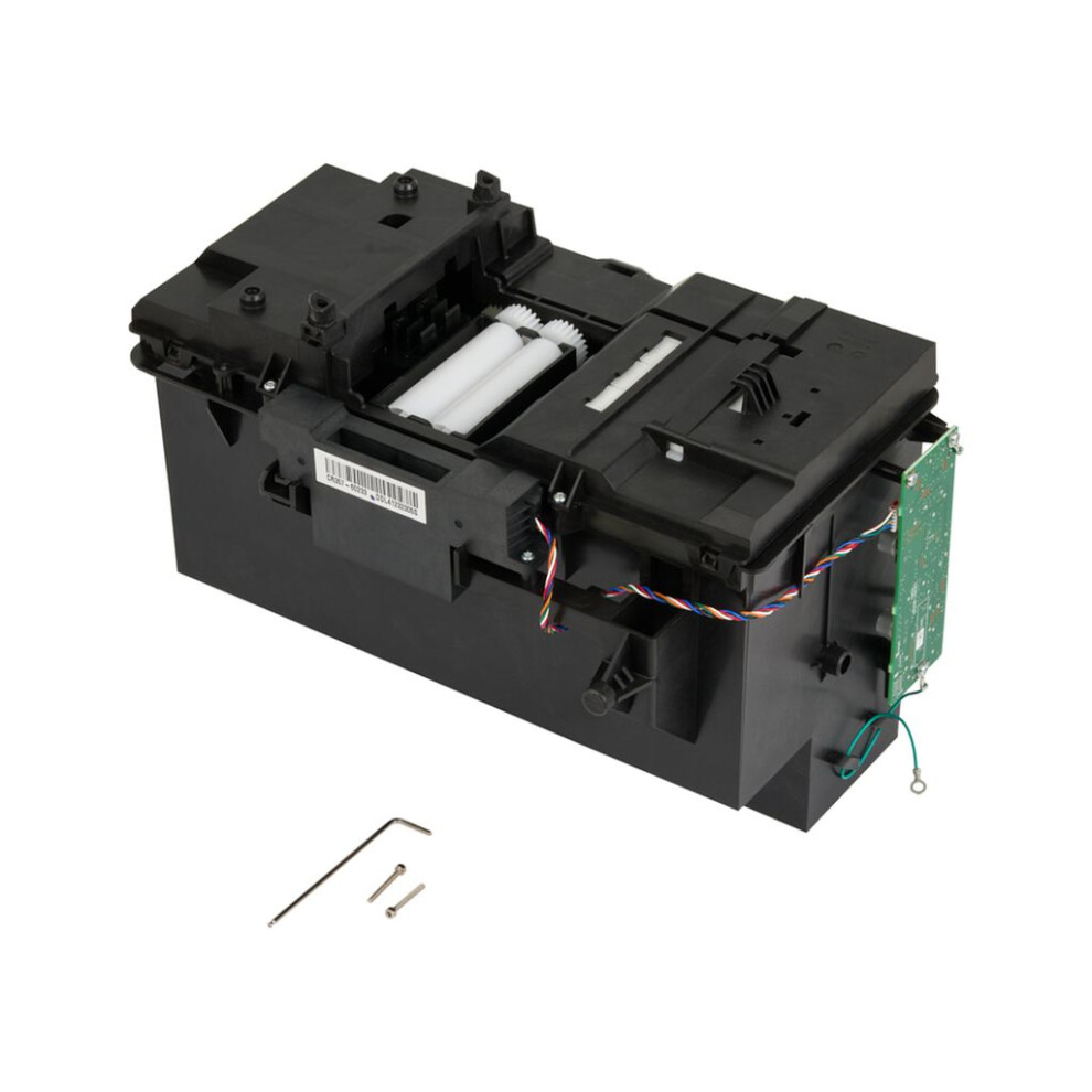 Hp Service Station Assembly For Designjet Printers Includes Drop Detector Maintains Printhead Cleanliness And Quality.