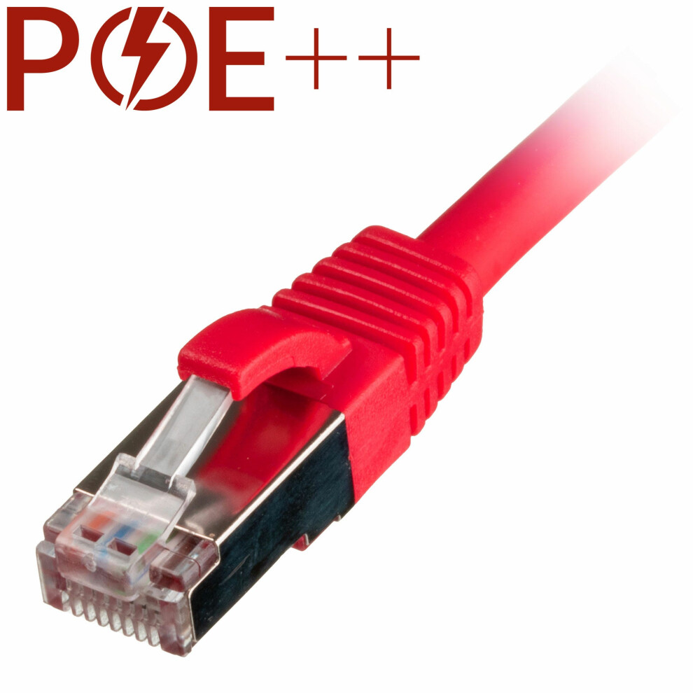 Cablenet 20M Cat6a Rj45 S/Ftp Lsoh 26Awg Snagless Booted Patch Lead Red 5056750312325