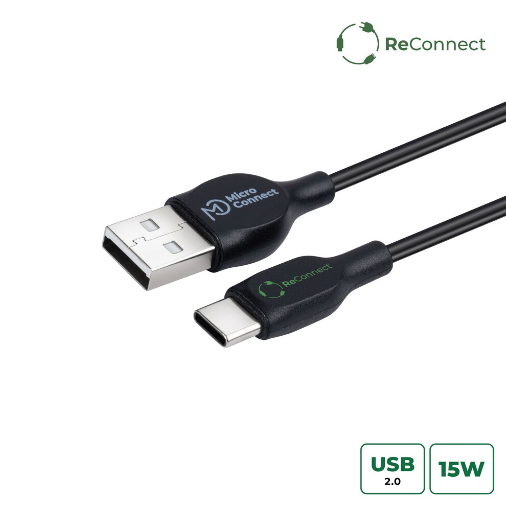 Microconnect Reconnect Usb-C 3.2 Gen 1 To Usb-A 2.0 Cable 1M 5715063597484