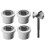 5pcs 26.5mm Boring Drill Bit Thread Fitting for 1/2inch PPR Water Pipes Repair Tools Accessories Workshop Power Tools 1