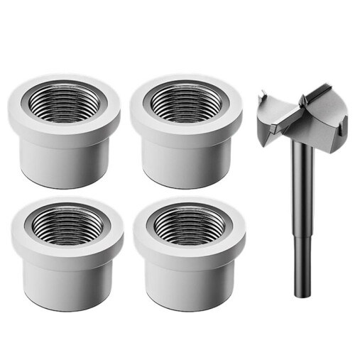 5pcs 26.5mm Boring Drill Bit Thread Fitting for 1/2inch PPR Water Pipes Repair Tools Accessories Workshop Power Tools