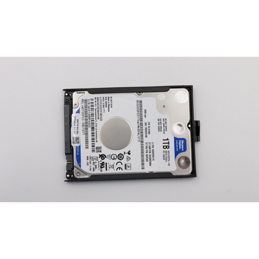 Lenovo 2.5-Inch Hdd 1Tb Capacity 5400 Rpm Speed Sata 6Gb/S Interface 7Mm Thickness Suitable For Laptops. 5704174855927