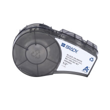Brady Repositionable Multi-Purpose Vinyl Labels with Ribbon for M210 M211 Printers - 0.5"