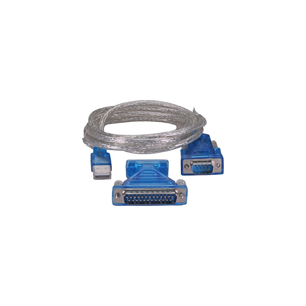 Cablenet 2M Usb 2.0 Serial Db9/25 Converter - Ftdi Chipset 5056750305525