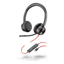 Microfone de headset - HP Poly - Blackwire 8225 - Estéreo - USB-C - Certificado Microsoft Teams