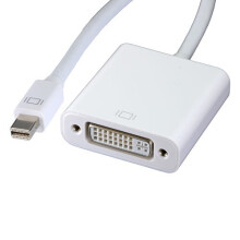 Cablenet 20cm Mini DisplayPort Male - DVI Female 1080p 60Hz White Adaptor