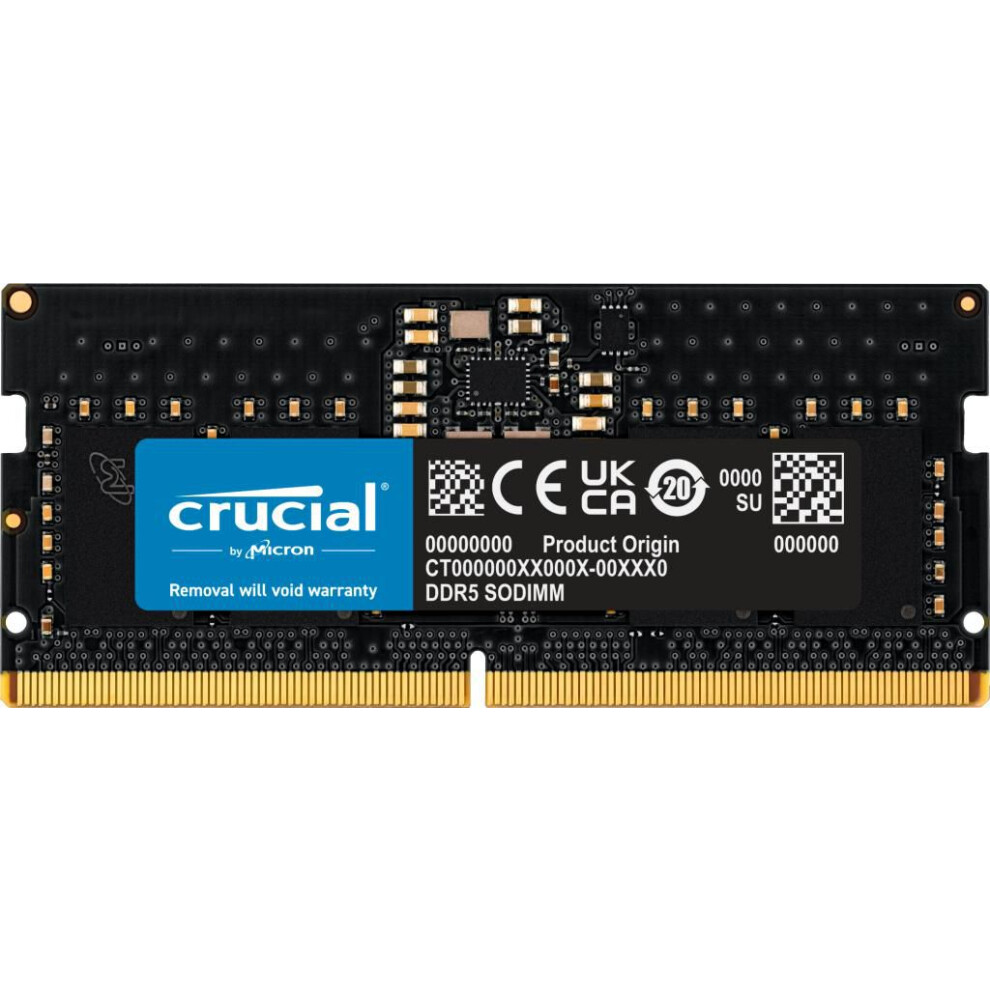 Crucial 8Gb Ddr5-5600 Sodimm 1.1V Cl 46
