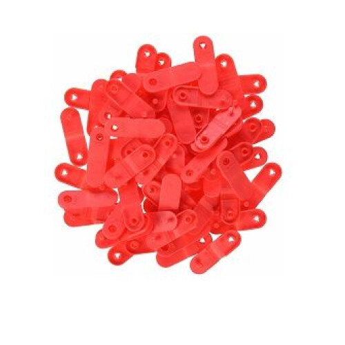 Zebra Red Clips for use with QuickClip Wristbands Kit 275
