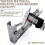 Shelf bracket 400mm folding type, stainless steel for 150kg maximum load. 5