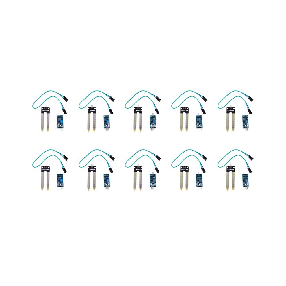 10X Soil Hygrometer Detection Module Moisture Sensor Fc-28 3.3V-5V 4712721340063
