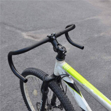 4X Road Bike Bent Handlebar Aluminum Alloy Bike Rest Handlebar 25.4X420mm Road Bike Handlebar