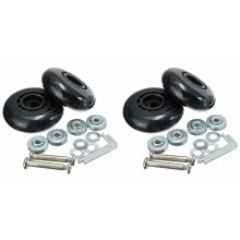 4 Set of Luggage Suitcase Replacement Wheels Axles Deluxe Repair Tool OD 68mm