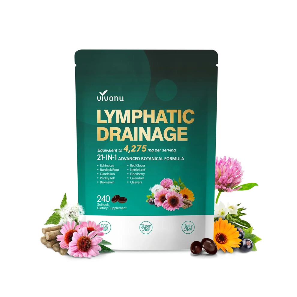 Supports Lymphatic Circulation | Detox & Reduces Swelling | Key Ingredients: Echinacea, Dandelion, Nettle, Burdock, Calendula, Red Clover |