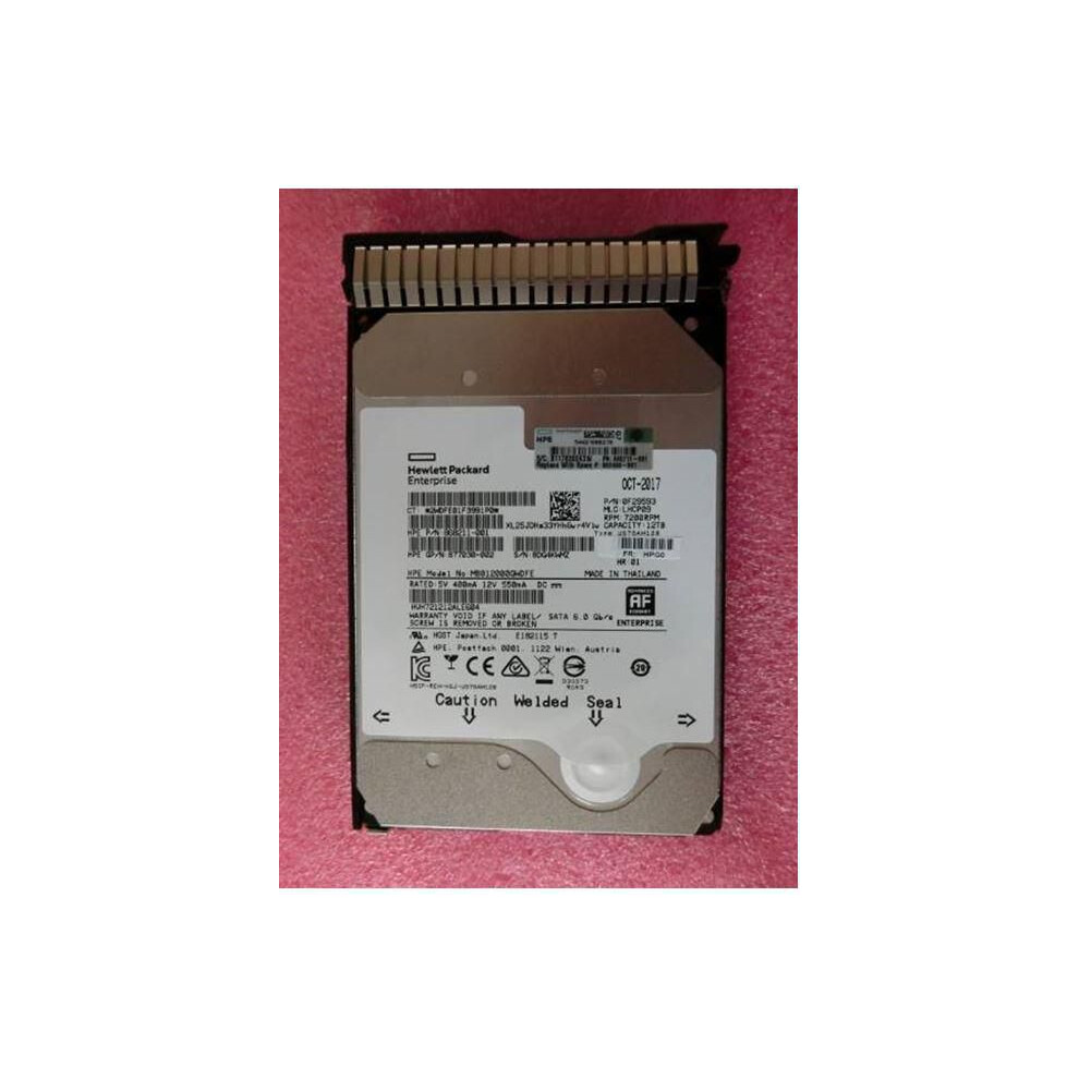 Hewlett Packard Enterprise 12000 Gb 2.5" 7200 Rpm Hdd 5704174871453