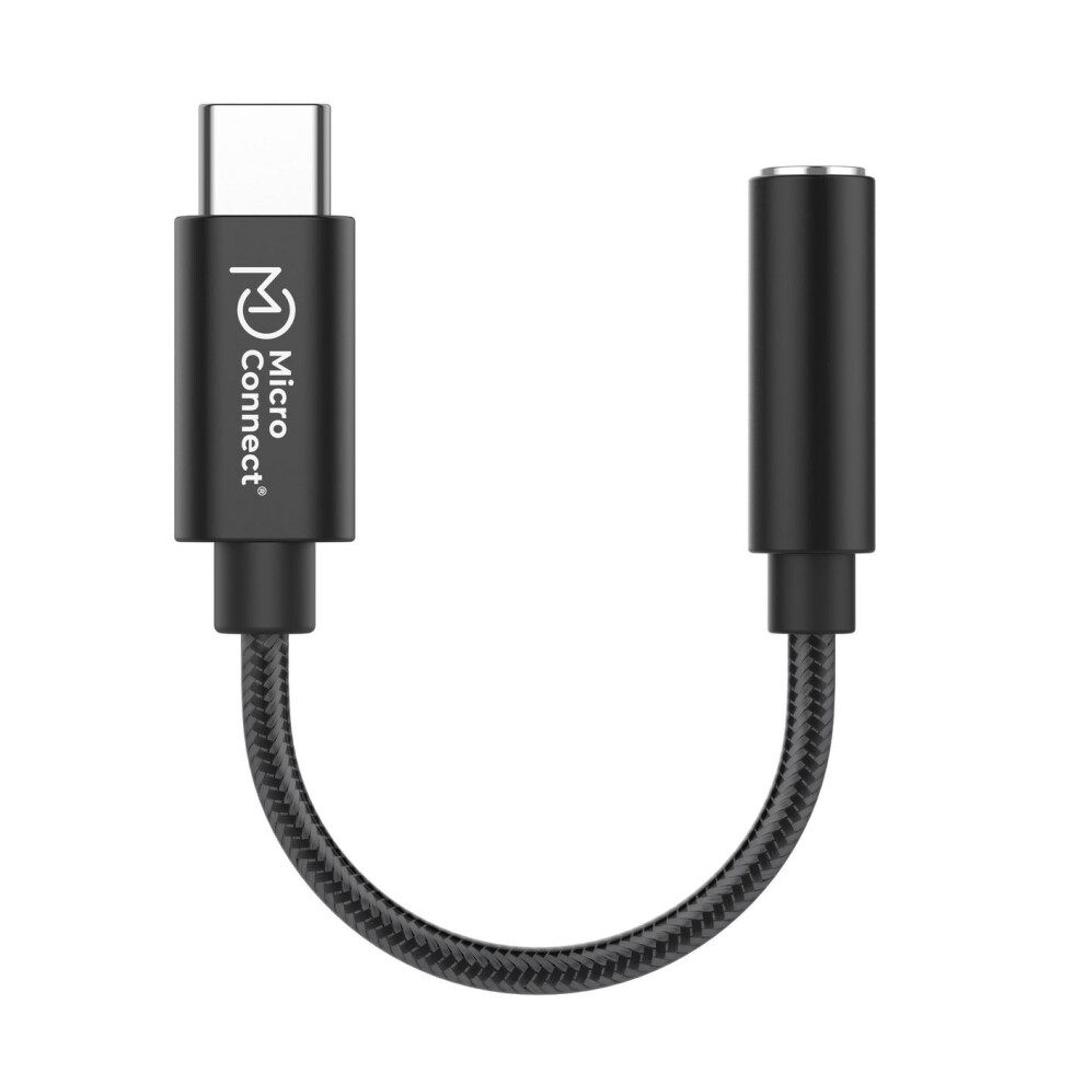 Microconnect Premium Usb-C To Minijack Adapter 13Cm Black 5715063180242
