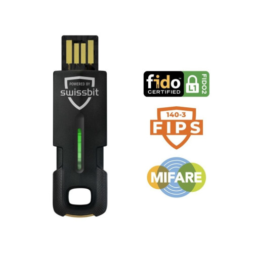 Swissbit iShield Key 2 FIDO2 MIFARE USB-A