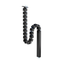 Neomounts ADS06-133BL Cable Spine Modular Vertebrae Screw-mounted Magnetic Cable Cover Universal 1287x99x33cm - Black