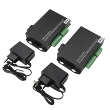 Convertitore di per Media Ottici RS485 SX SM Ricetrasmettitore In Fibra SC Comunicazione RS485 A 8 Canali Dati Bidirezionali 1 Coppia SPINA UE