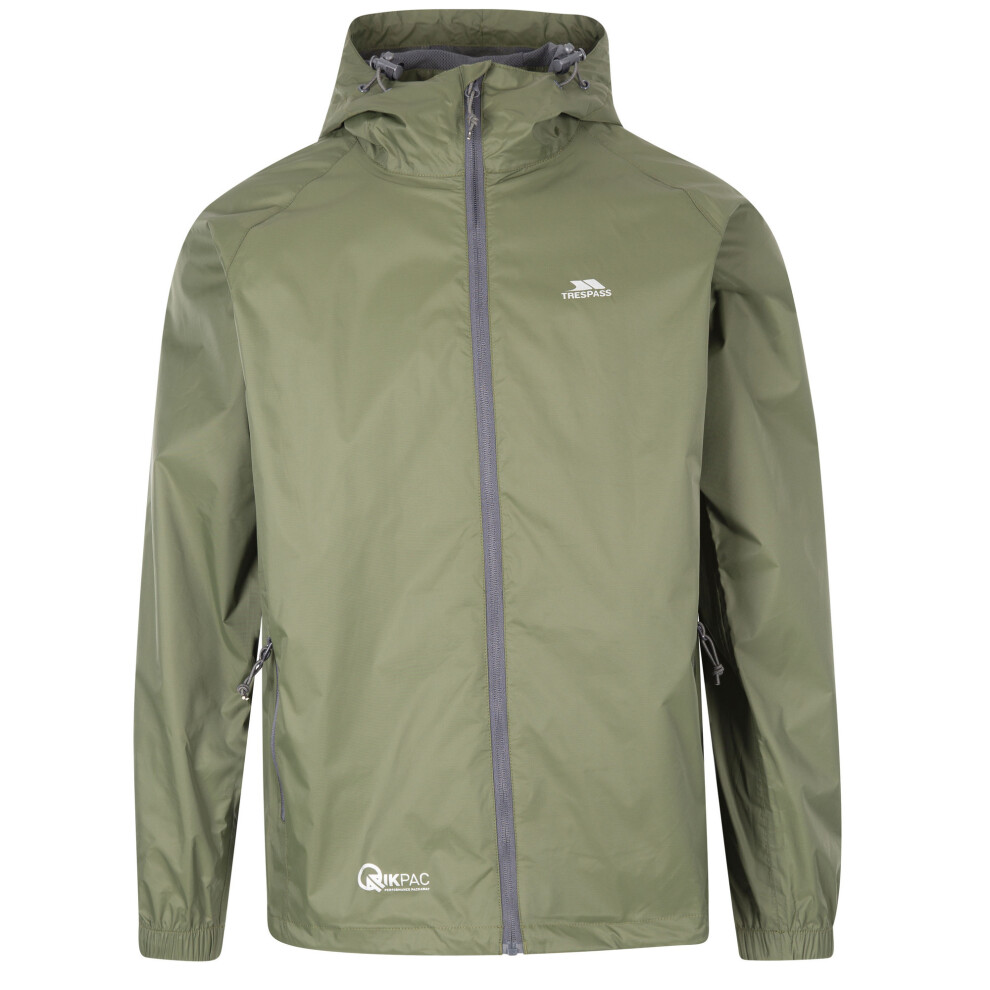 Trespass (Xs, Moss) Unisex Adult Qikpac Waterproof Jacket Multicoloured