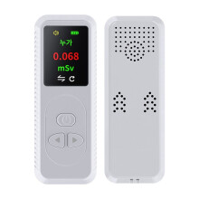 3X Geiger Counter Nuclear Radiation Detector Personal Dosimeter X γ β-Rays Detector Radioactive Tester Alarm-White