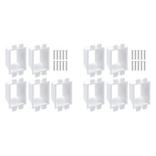 10PCS BE1-2 Electrical Outlet Box Extenders with 20PCS Screws, 1-Gang Box Extender Single Gang Box Extender