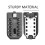Key Lock Box for Outside Wall Mount, Key Storage Box, 10-Digits Combination Lockbox Button Key Box Edition 0617 1