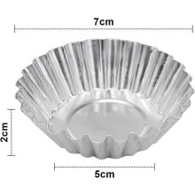30 Packs Egg Tart Molds, Mini Aluminum Cake Muffin Moulds Tins Pans Edition 0617