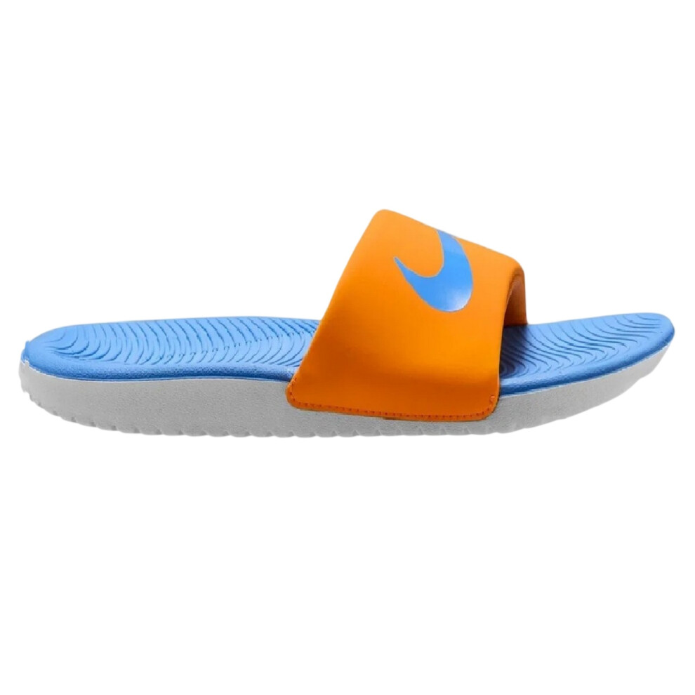 Nike (5.5 Uk Child, Orange/Blue) Childrens/Kids Kawa Pool Sliders