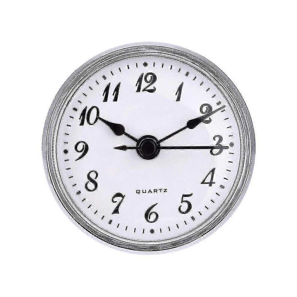 Classic Clock Craft Insert Clocks Movement Quartz Diameter 70Mm Number Pk Edition 0617 Gold/Silver/Black 6913222327838