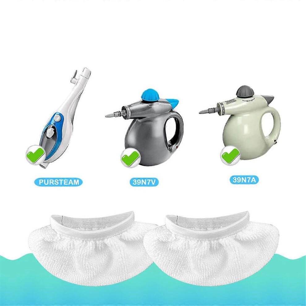 8 Pack Steam Mop Pads For Handheld Steam Cleaner,For Bissell Steam Shot, Wagner, Pursteam,Mcculloch, Edition 0617 6913222330166