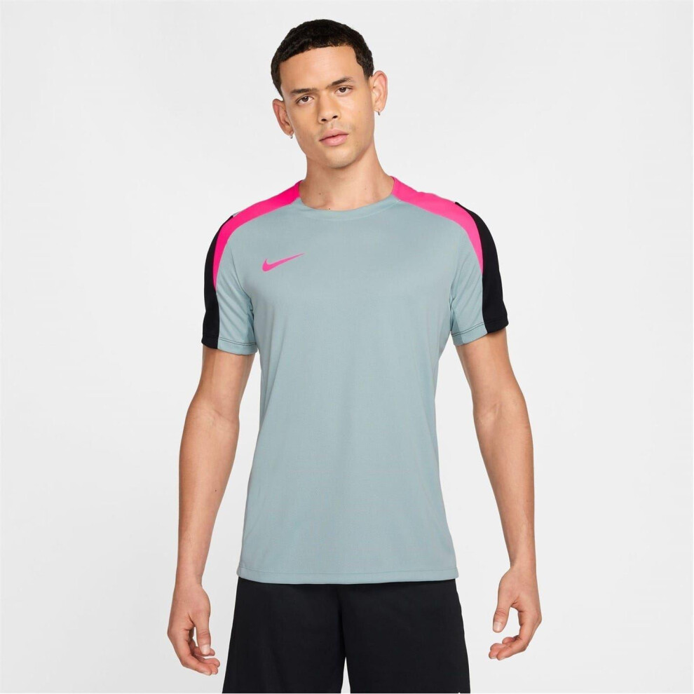 Nike (Xs, Grey/Pink) Mens Strike Football Shirt