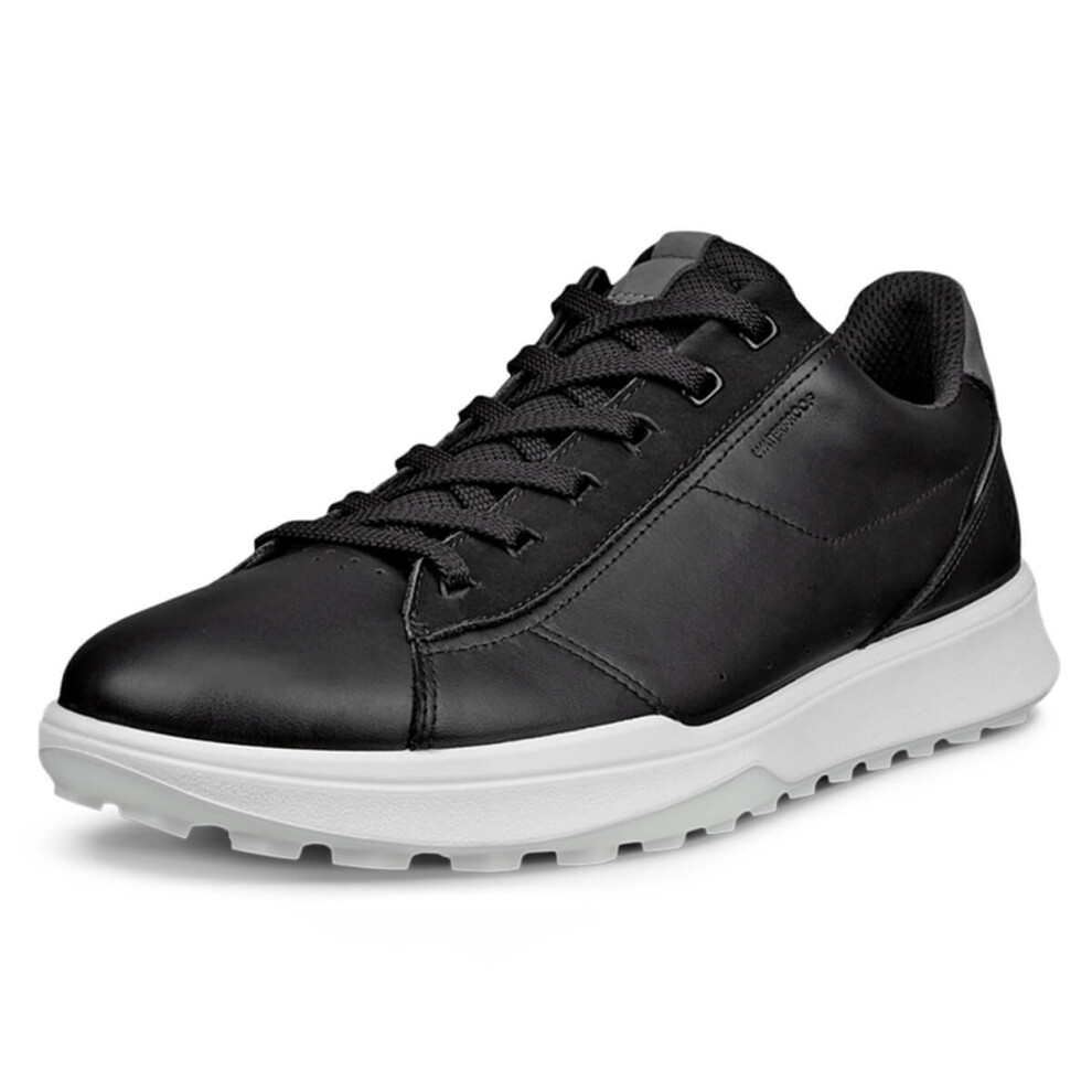 Ecco (Uk 11.5, /Magnet) Mens 2026 Street Vibe Lace Up Waterproof Spikeless Leather Golf Shoes Black