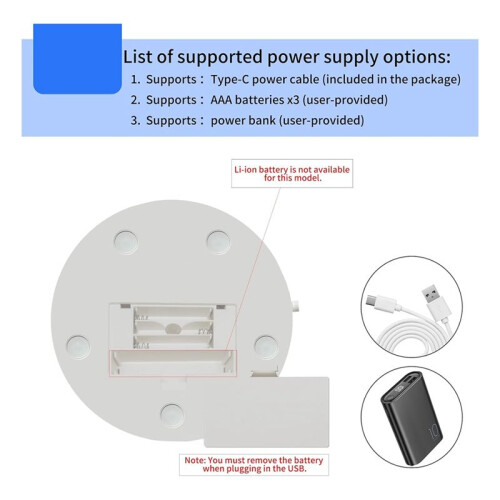 Rotating Display Stand with USB Power Cable, Mute Rotating Turntable 5.9 Inch 11lb Load, Adjustable Speed and Direction 2