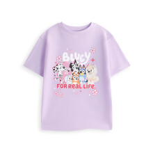(3-4 Years) Bluey Short Sleeved T-Shirt (Girls Purple)