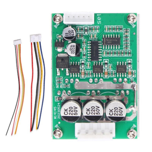 500W15A Brushless Hallless Motor Driver Board DC12-36V Speed Regulation Forward and Reverse High Power Controller 2