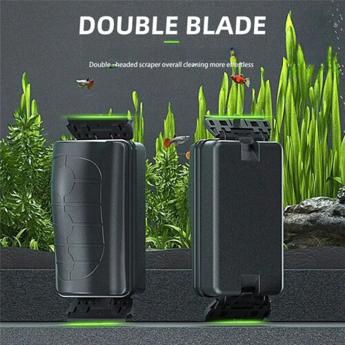Magnetic Aquarium Fish Tank Brushes Glass Window Algae Scraper Cleaner Aquascaping Tools Cleaning Tool Black 1
