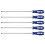 5pcs 12 Inch Length Shank 6mm Magnetic Tip   Phillips Screwdriver 1