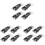 Sectional Couch Connector, 12 Pcs Metal Sofa Joint Snap Alligator Style Sectional Couch Connector 1