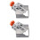 2X Close Type Right Angle Clamp Woodworking Right Angle Splicing Quick Clamp Locator Engineering Woodworking DIY 1