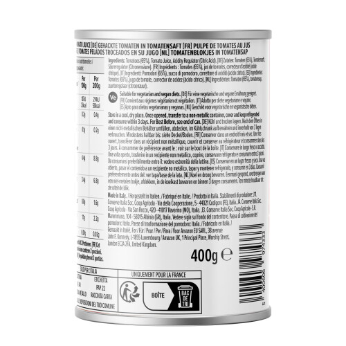by Amazon Italian Chopped Tomatoes, 400g 2