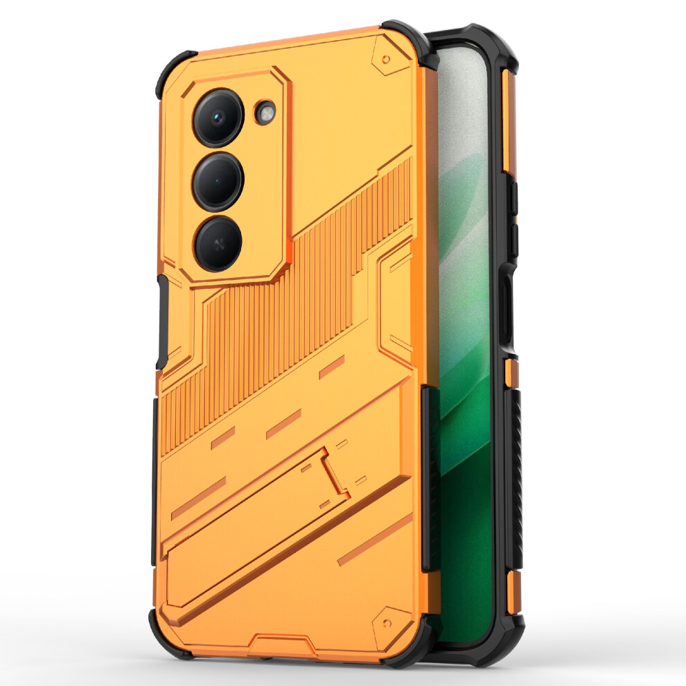 (Orange) For Xiaomi Redmi 15 5G (Global) (169Mm) / 15 4G (169Mm) Case Pc + Tpu Shockproof Phone Cover With Kickstand Orange 6914293258052