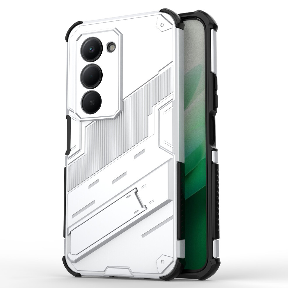 (White) For Xiaomi Redmi 15 5G (Global) (169Mm) / 15 4G (169Mm) Case Pc + Tpu Shockproof Phone Cover With Kickstand White 6914293431622