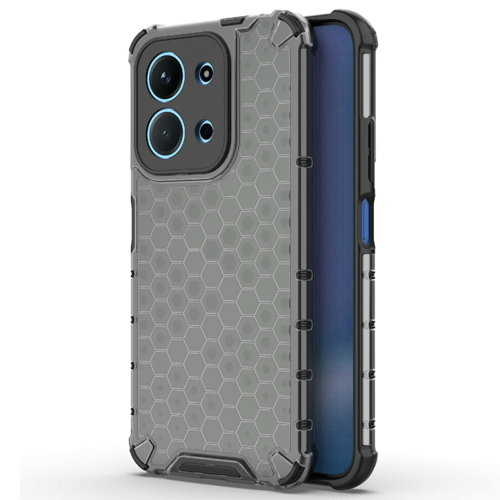 (Black) For Xiaomi Redmi 15C 4G (Global) (171Mm) / Poco C85 4G (171Mm) Case Pc + Tpu Phone Cover Honeycomb Shape Black 6914297701219