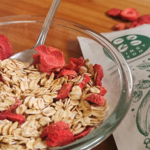 Freeze Dried Strawberry Slices Raw Natural Premium Freeze Dried Fruit