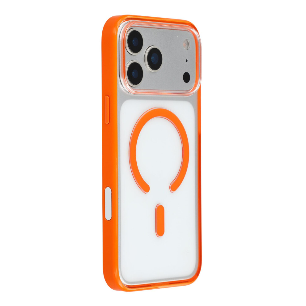 (Orange) Mutural For Iphone 17 Pro Max Case Compatible With Magsafe Translucent Pc + Tpu Phone Cover Orange 6914293374486