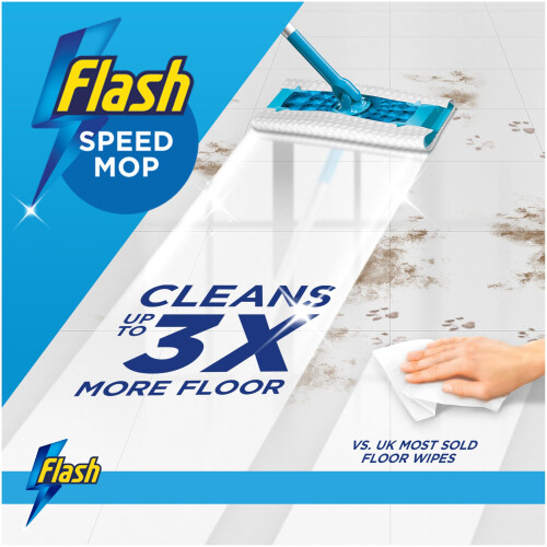Flash Flash Speedmop Wet Mop Floor Cleaner Starter Kit For Cleaning Floors, 1